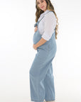 Jumper tipo overol chambray azul