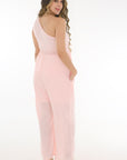 JUMPER AMARRE UN SOLO HOMBRO rosa