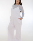 Jumper tiras silueta amplia blanco