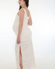 Vestido  cargaderas lactancia ivory