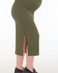 Set falda chaleco verde