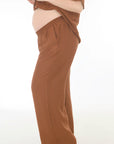 Set camisa y pantalon cafe