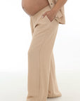 Set camisa y pantalon beige