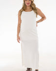 Vestido en Rib apto lactancia ivory